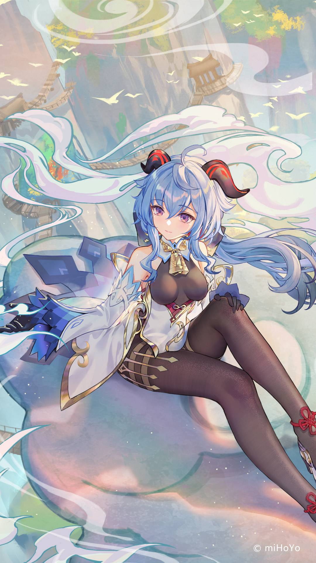 璃月甘雨的三张绝美壁纸