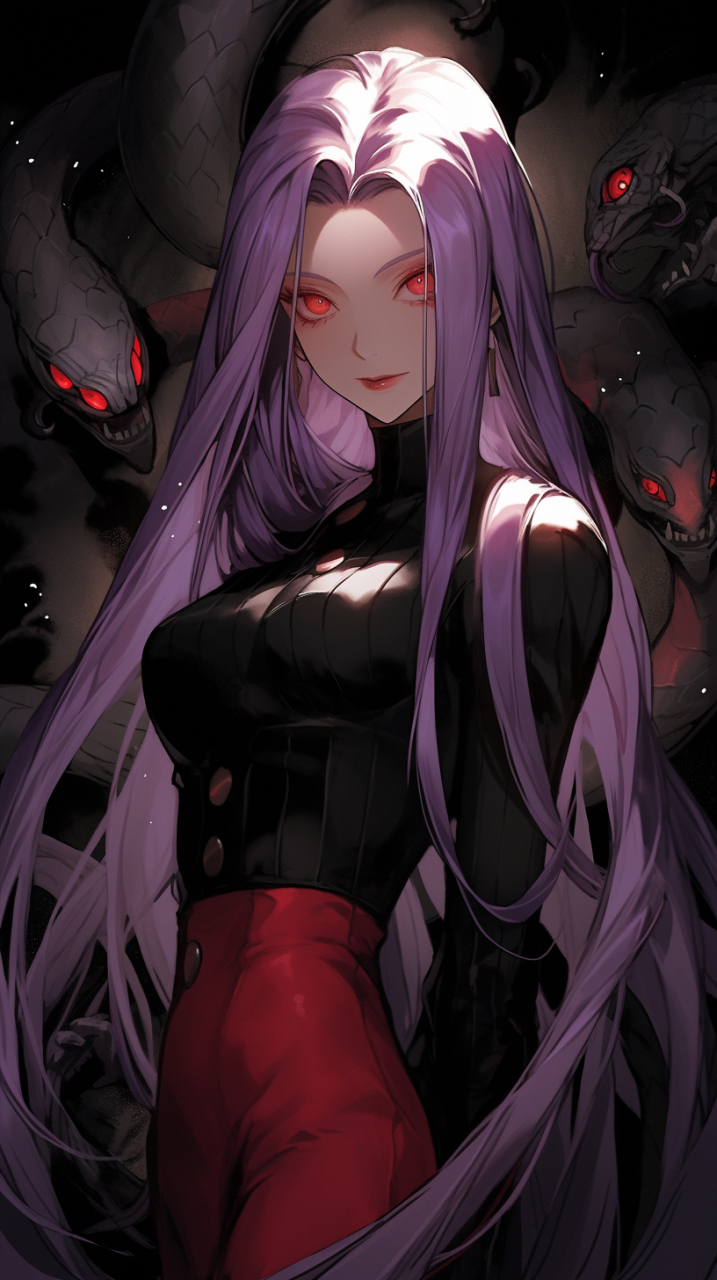 fate# #ai绘画# #二次元美少女# r姐美杜莎