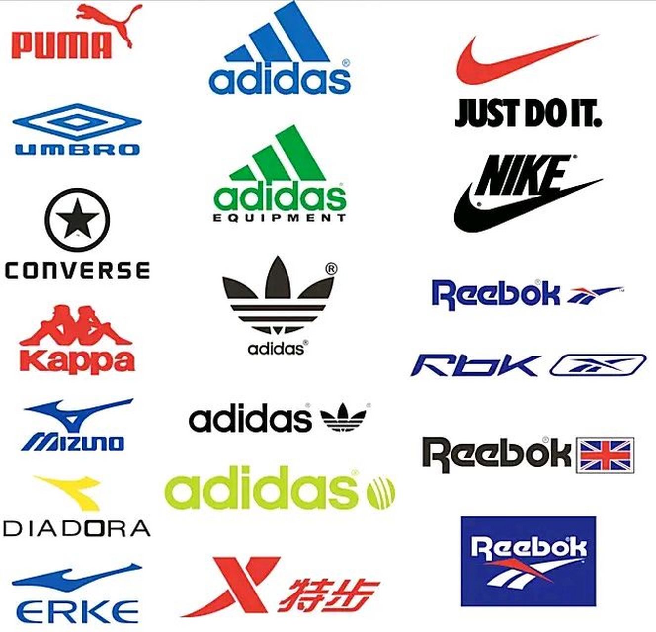 美国最强运动品牌——耐克(nike) 德国最强运动品牌——阿迪达斯(adid