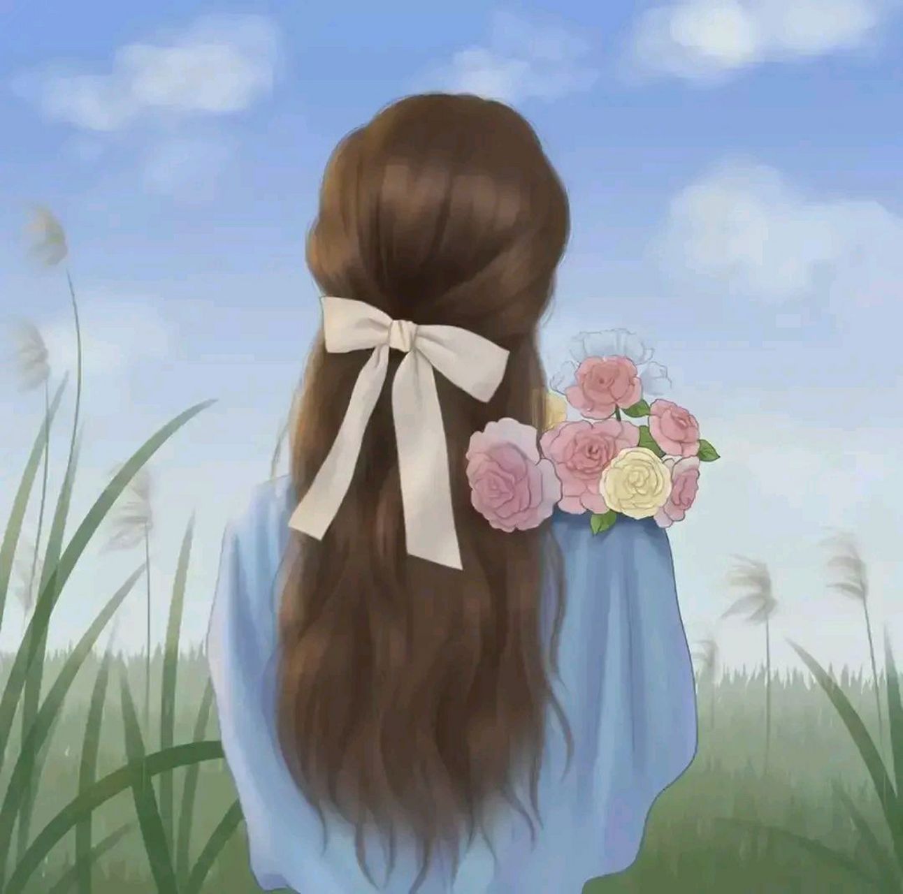 你的背影好美适合微信图像[鲜花]