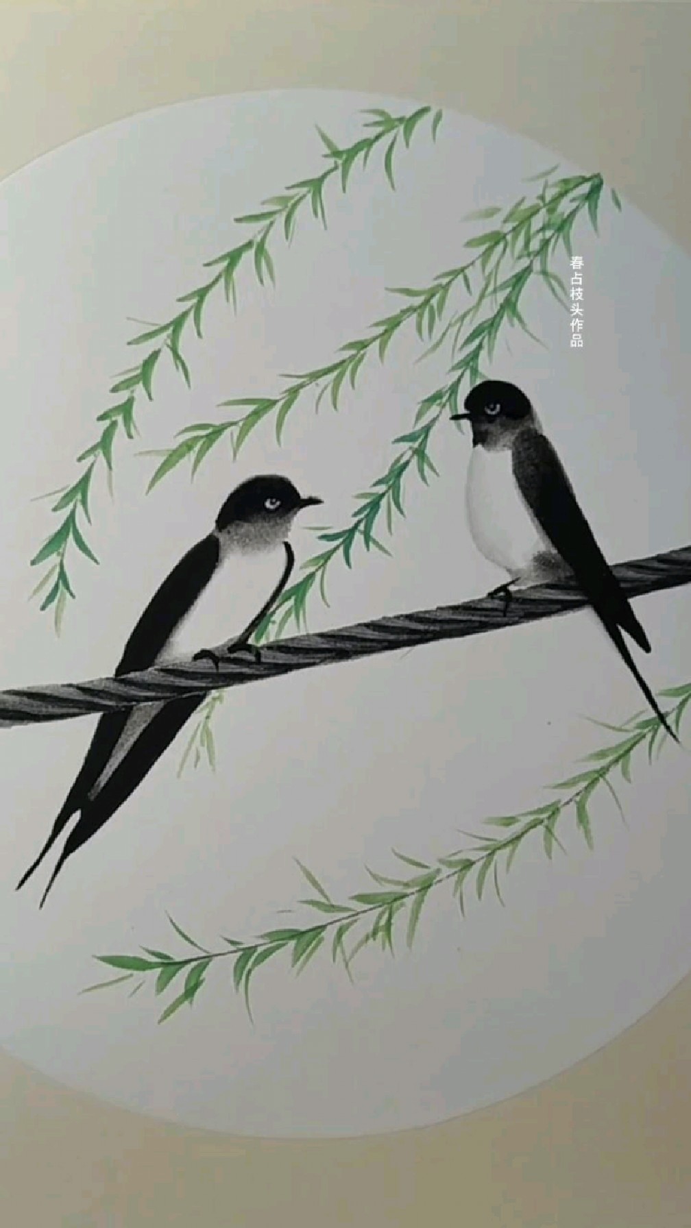 画两只小燕子,一看就会!