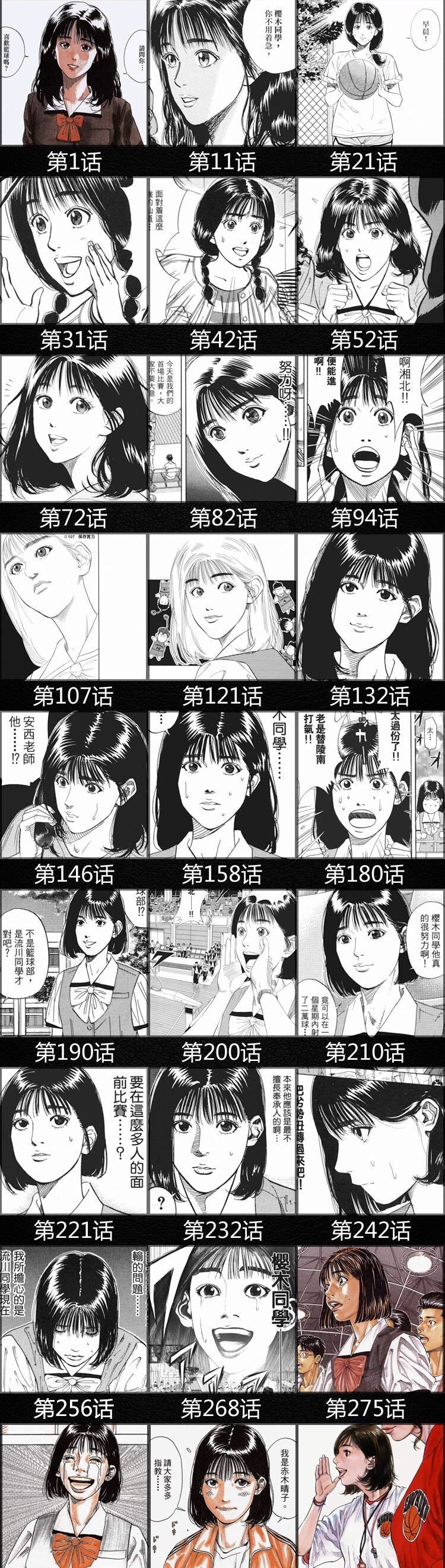 灌篮高手# 电影版赤木晴子vs漫版赤木晴子 电影版《灌篮高手》看谅痧