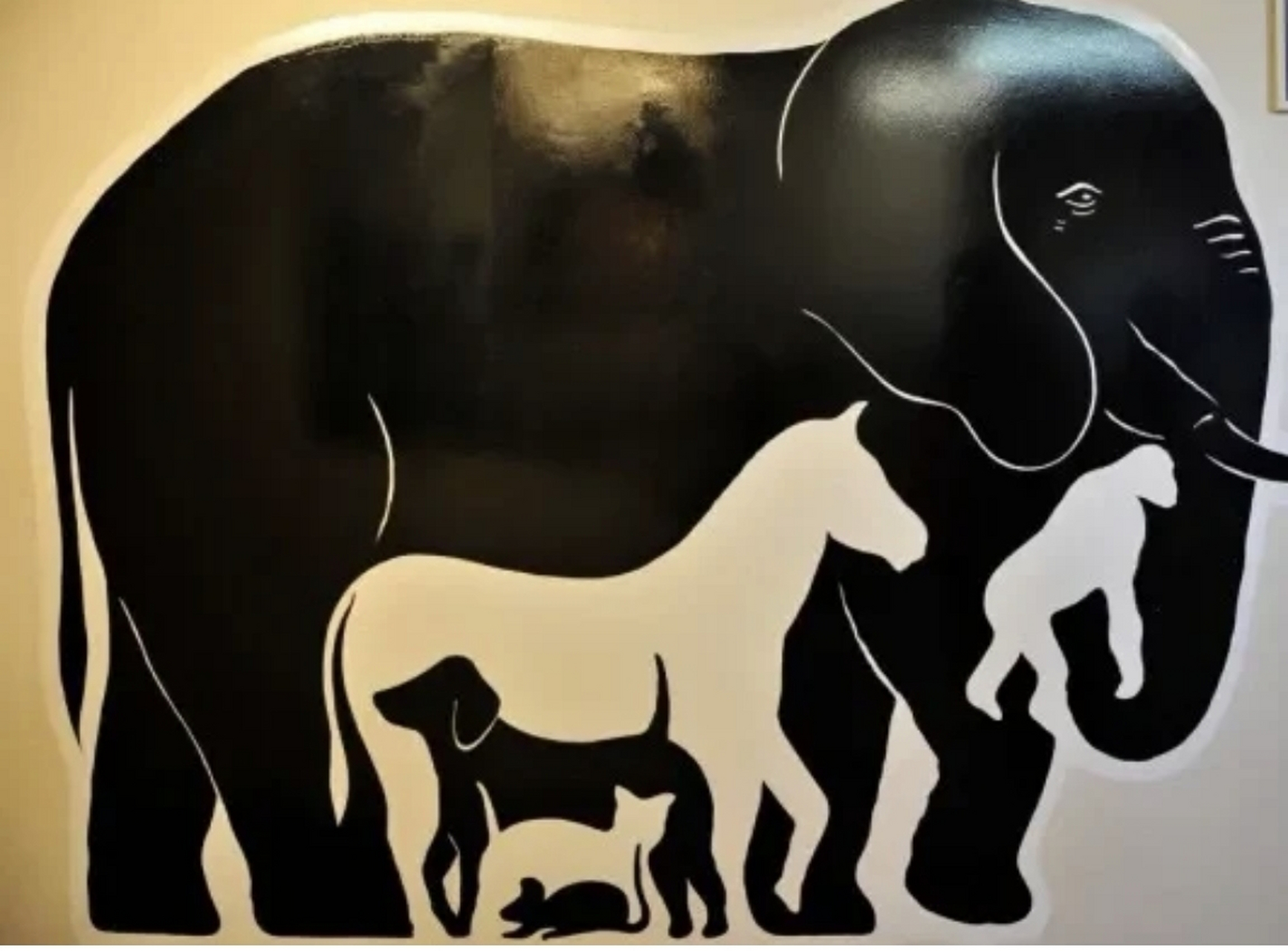 网友:眼力测试图来了,图中到底有几种动物?把你看出来的都写出来吧.