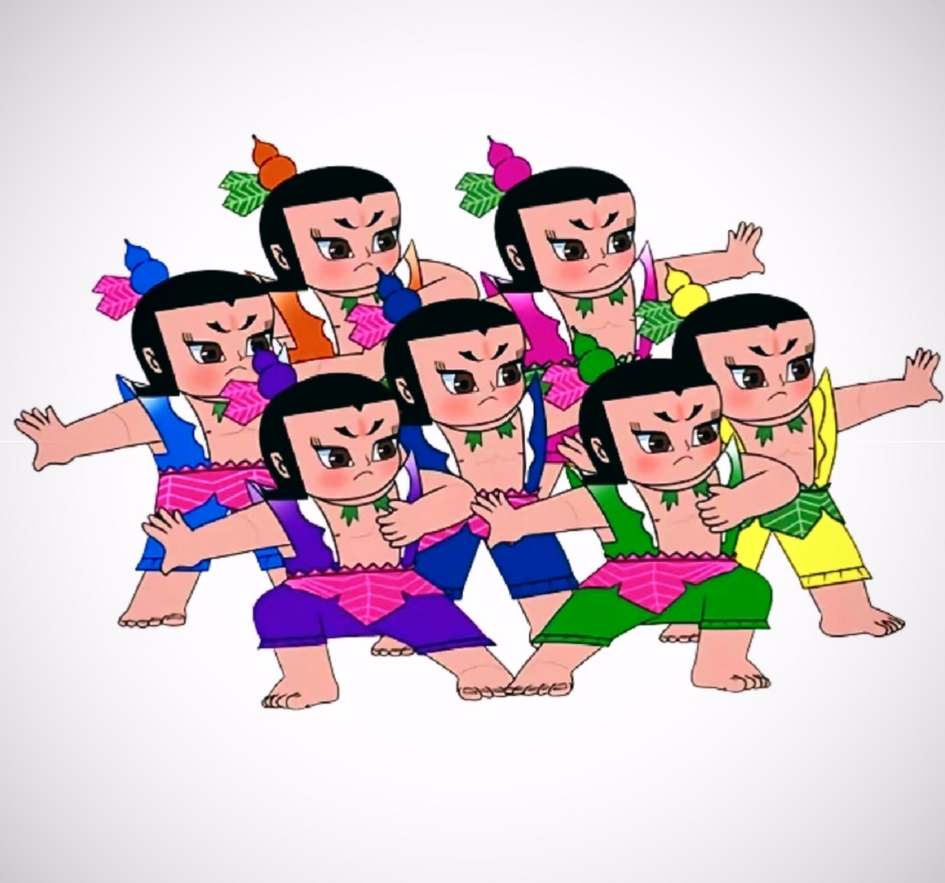 我的是葫芦娃.#动漫# #多巴胺穿搭