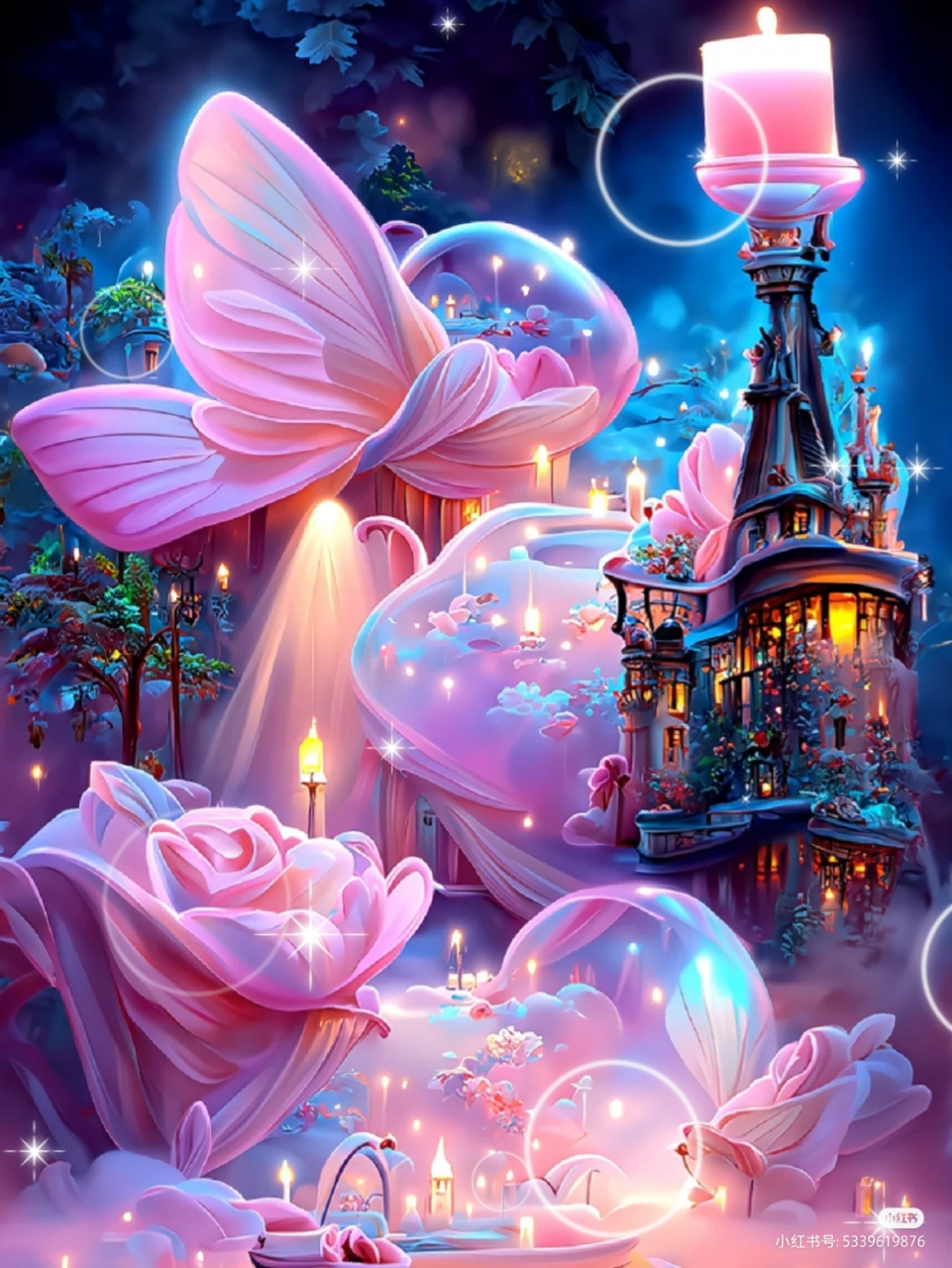 唯美梦幻粉色系