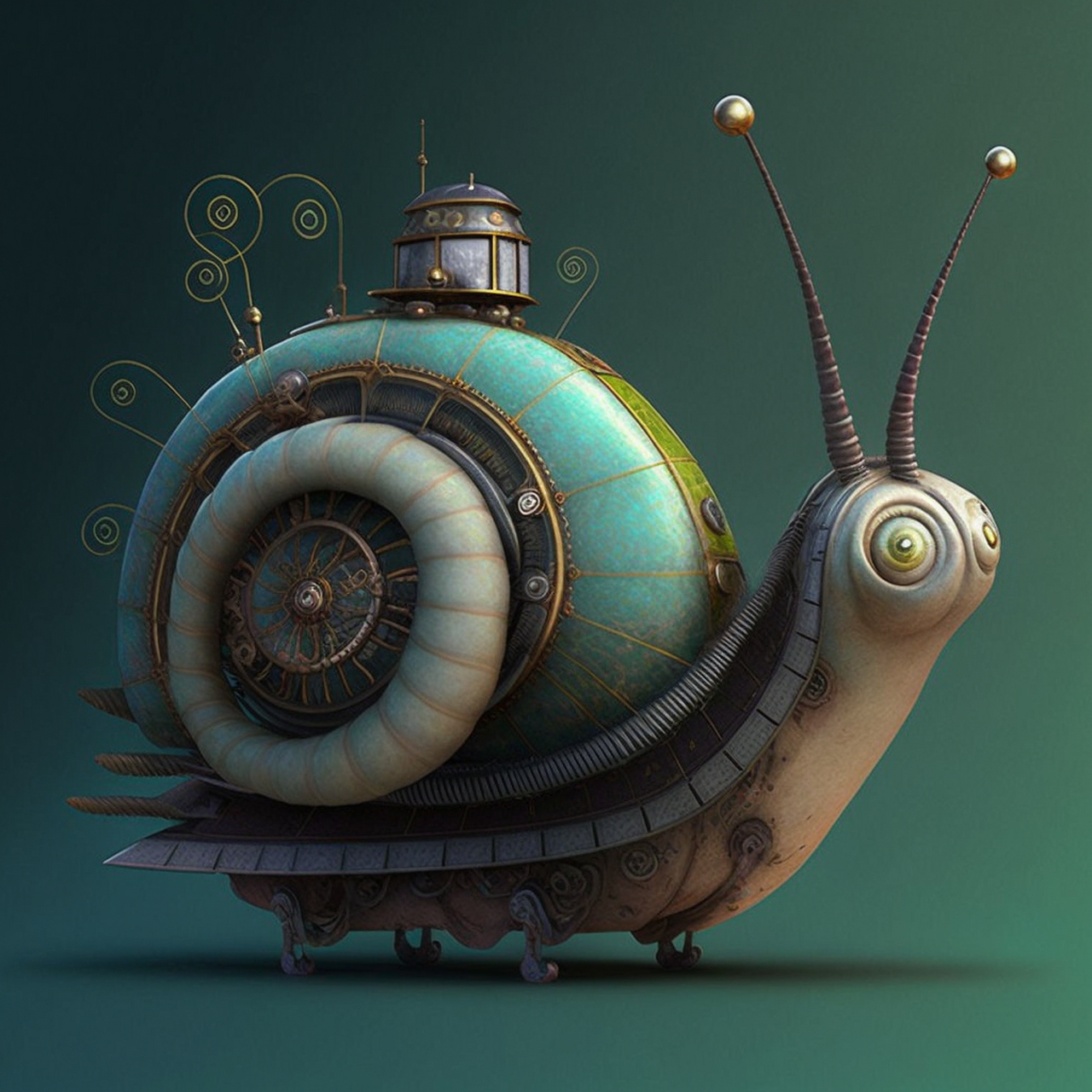 机甲蜗牛,酷炫来袭#机甲