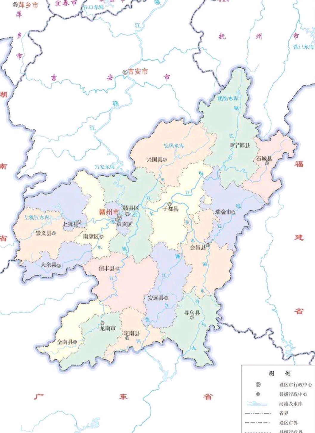 2021年赣州18个区县gdp:章贡区第1,龙南市破200亿,全南县第17