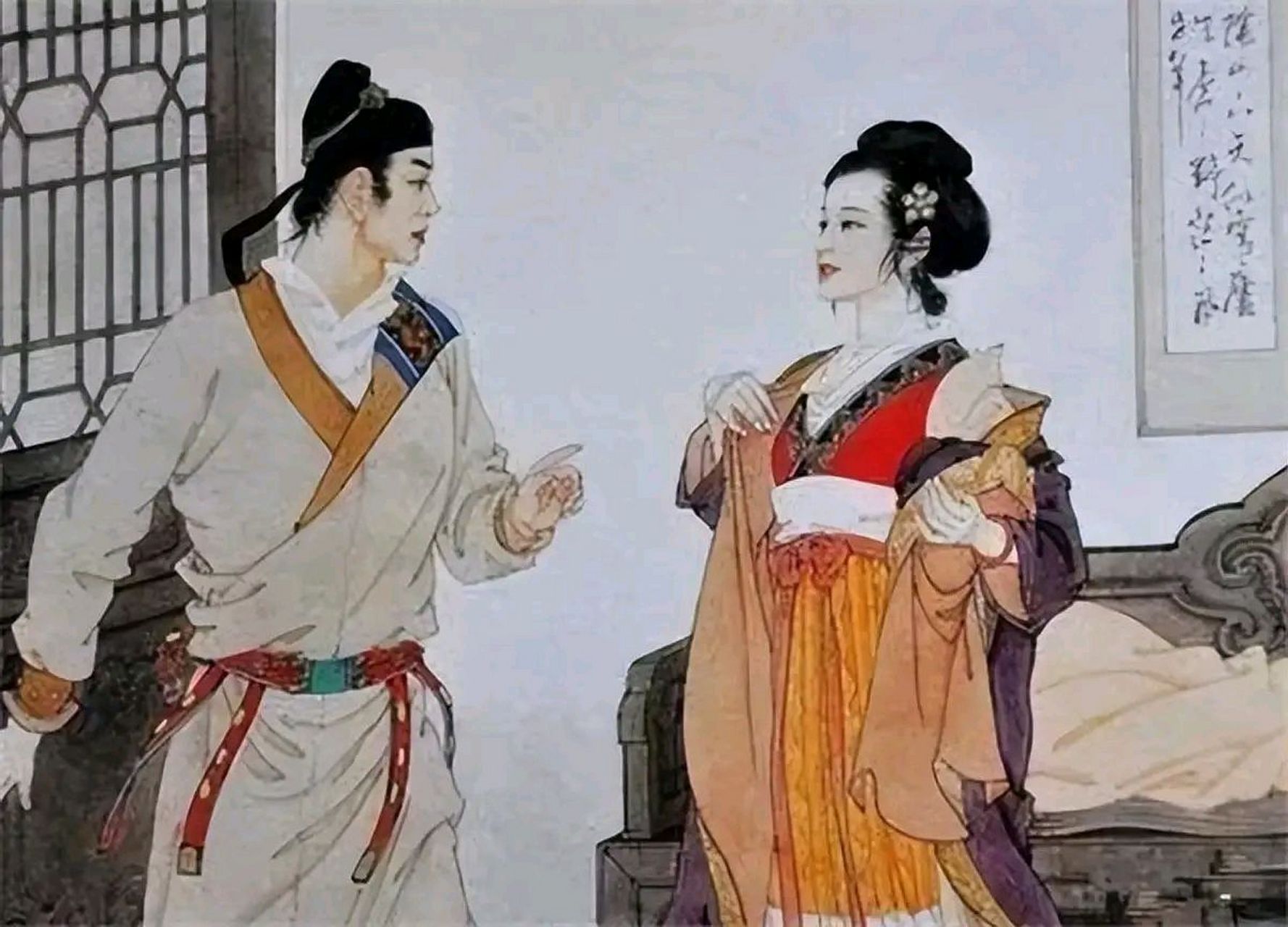 古代,一妻子劝男人纳妾,男人每次一口回绝