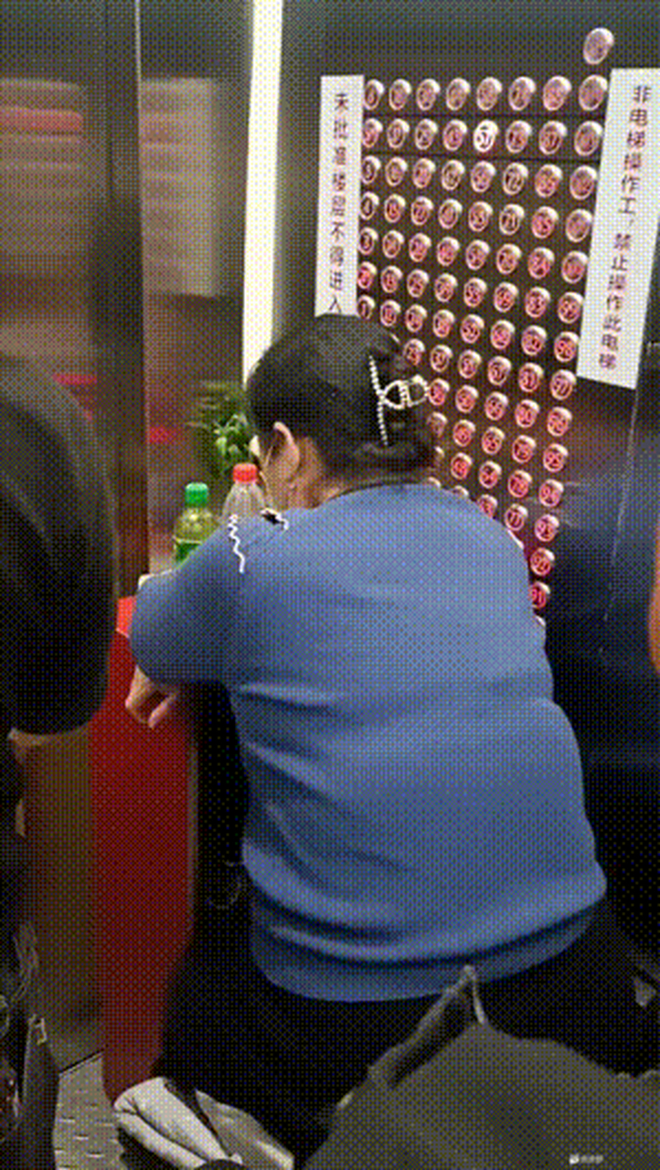 高层电梯管理员,简称高管.#gif创作人