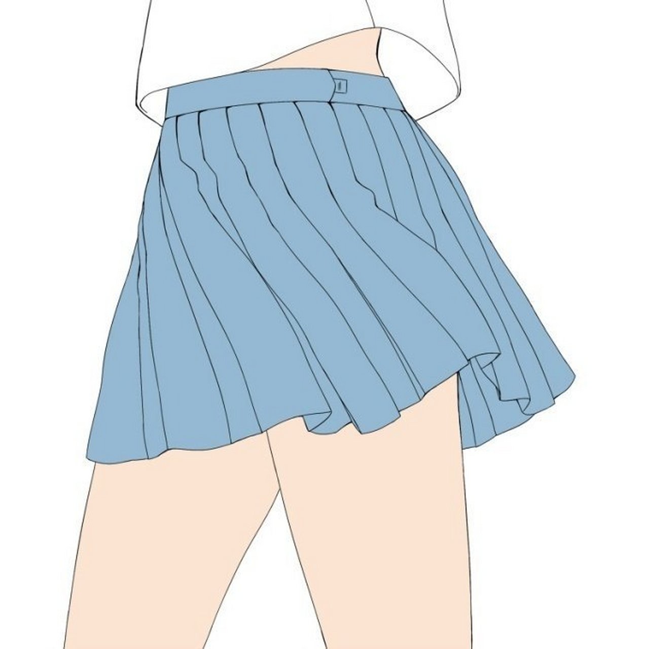 短裙绘制步骤 676767#绘画参考