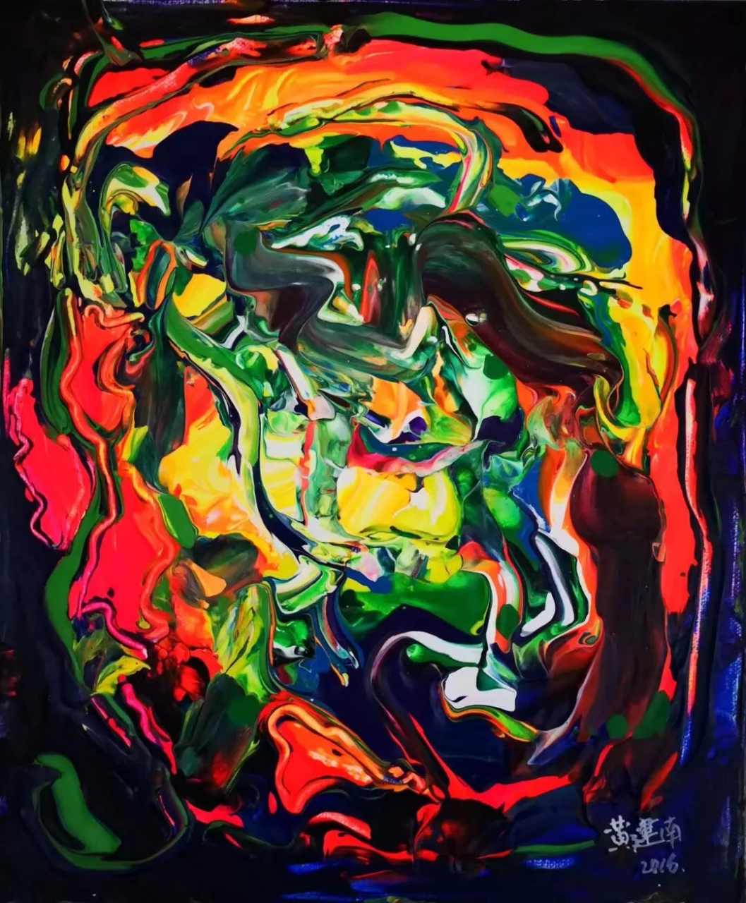 书法# #传统文化# #油画# 【著名艺术家黄建南油画作品赏析】组图三