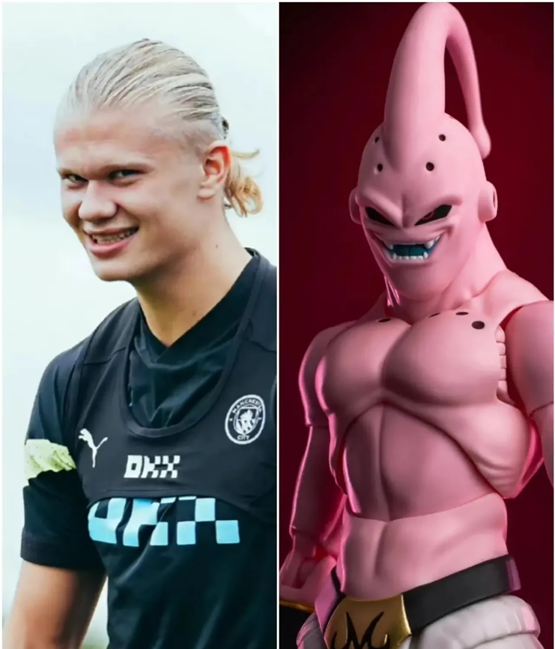 别以为哈兰德长得像魔人布欧,就以为他没智商,实际上他很聪明,果断