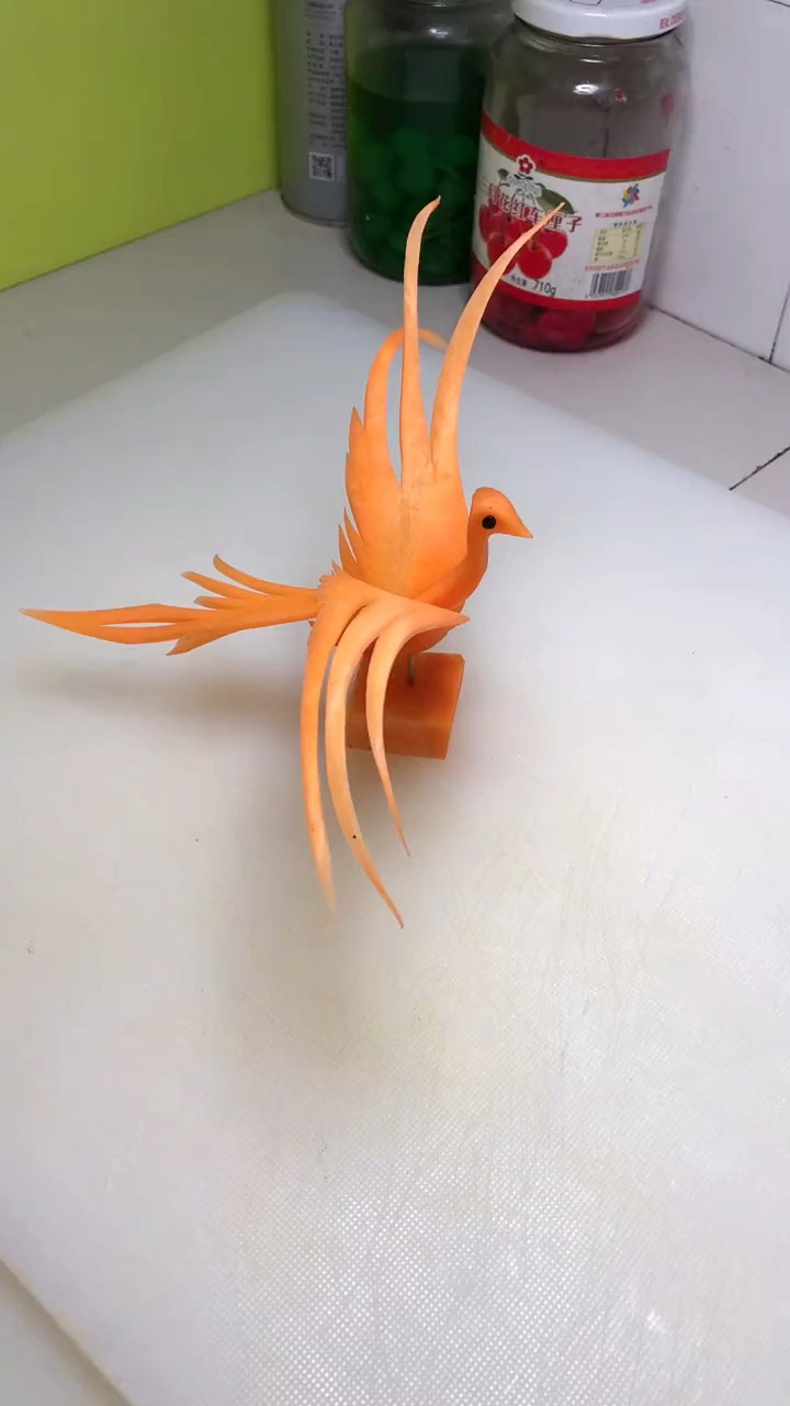 创意胡萝卜小凤凰