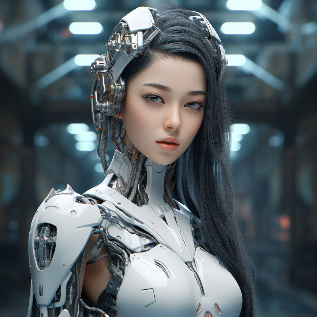 人工智能生成亚洲美女机器人欣赏