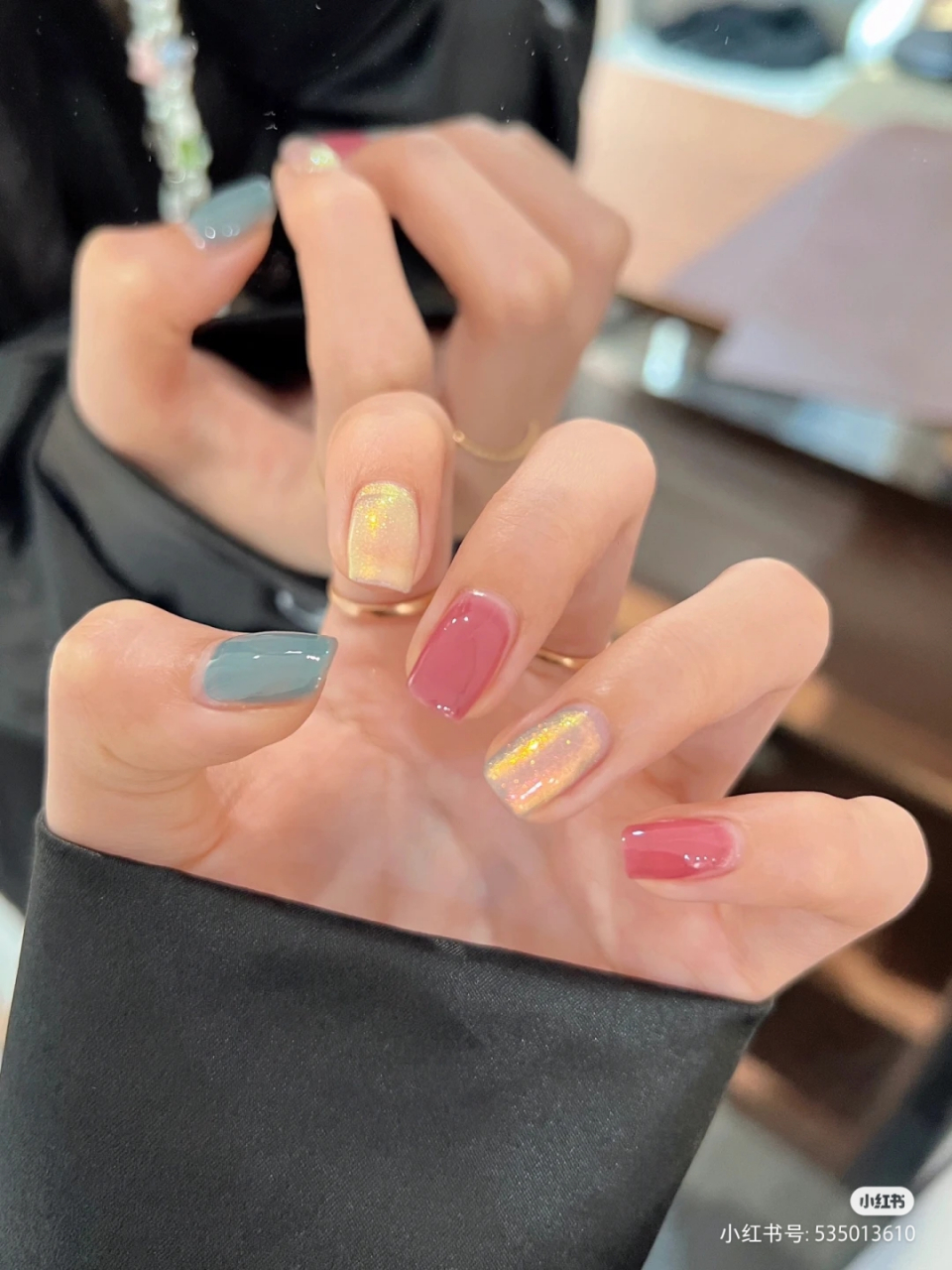 小红书多巴胺风美甲#小红书# #零基础学美甲