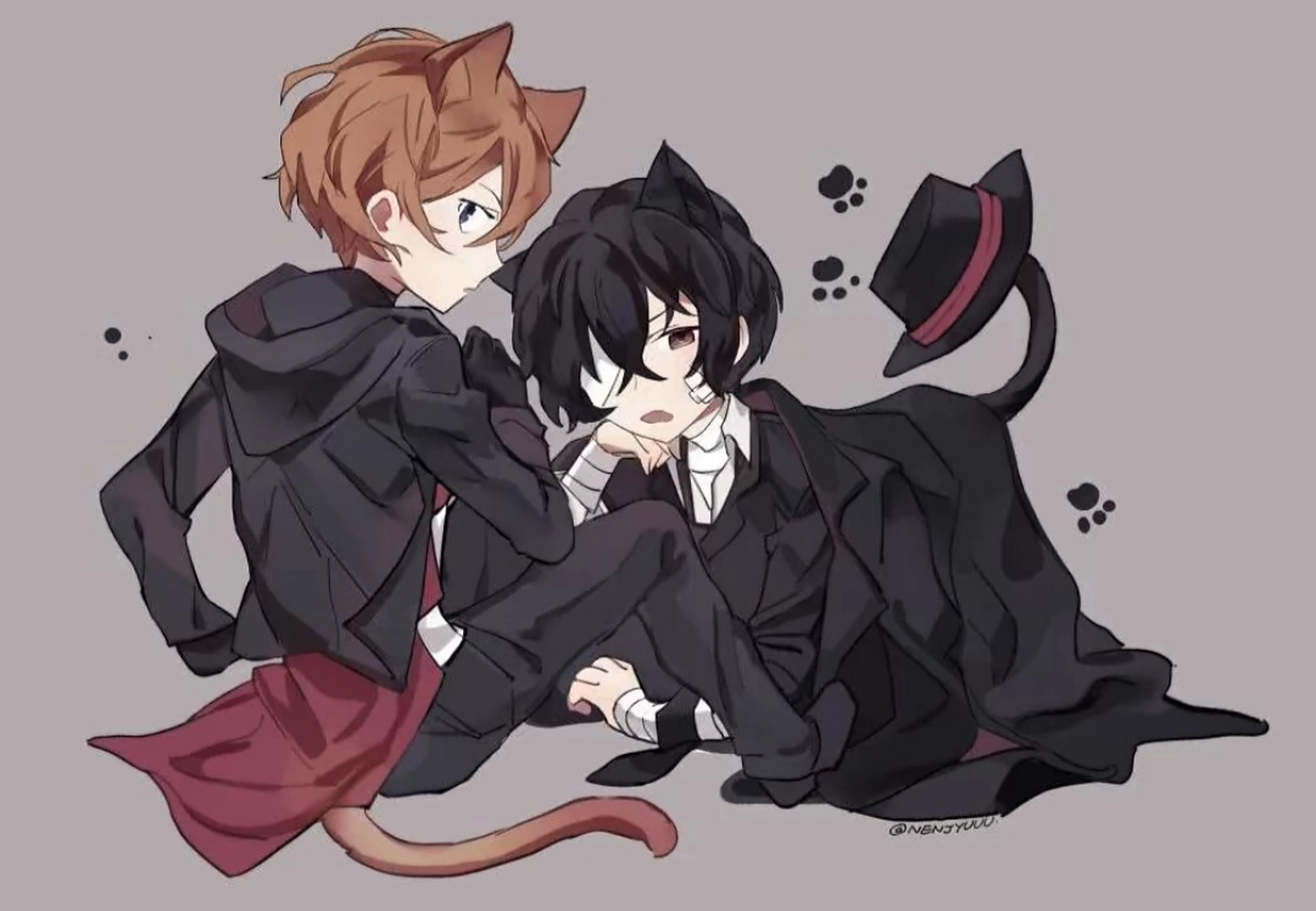 文豪野犬# 有磕双黑cp的吗