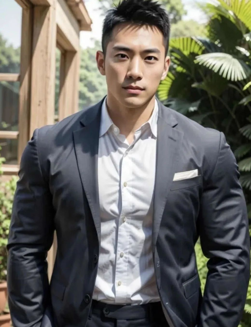 高配版"汪小菲"?ai天菜肌肉男神太完美