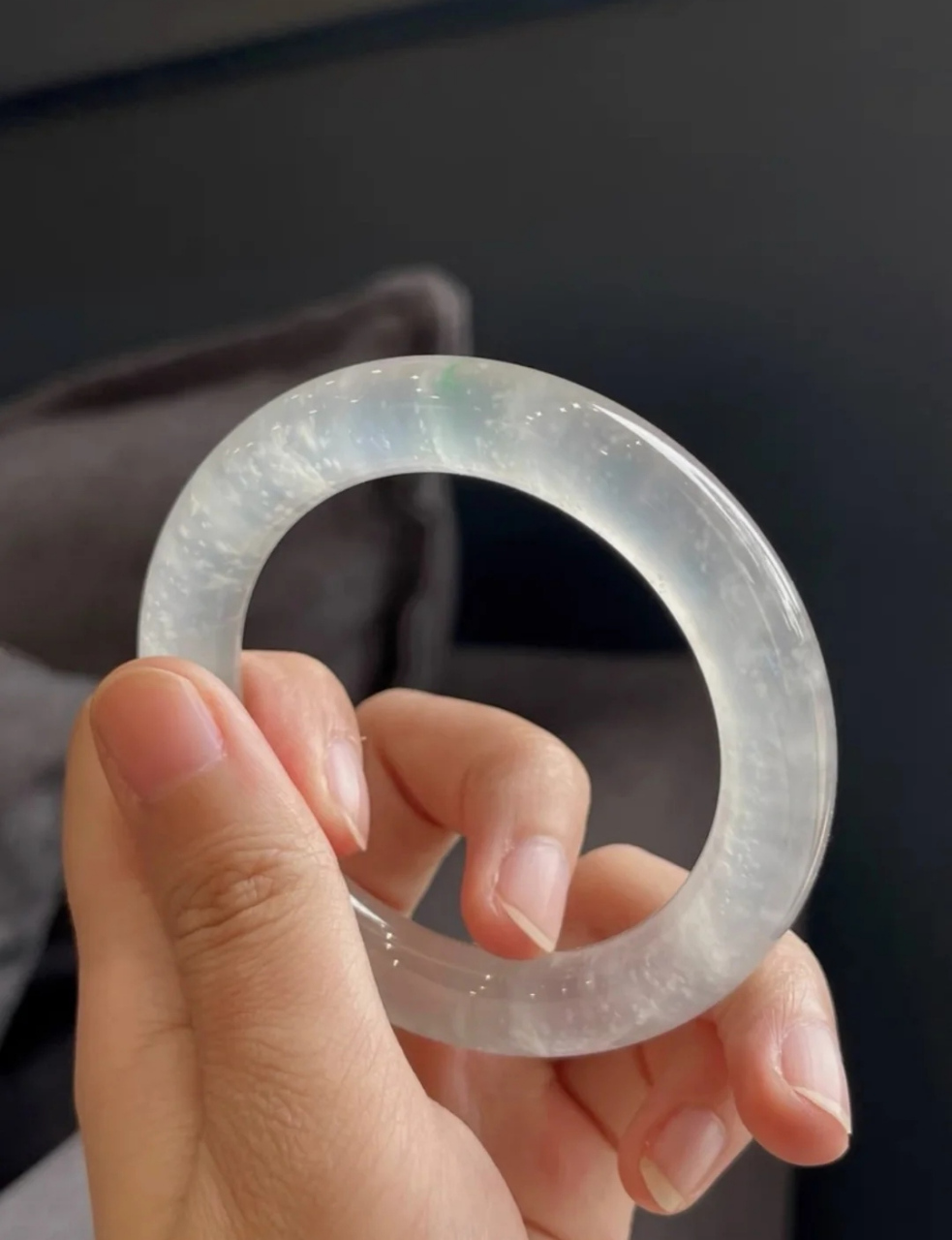 高冰雪花棉翡翠手镯好不好?干货分享