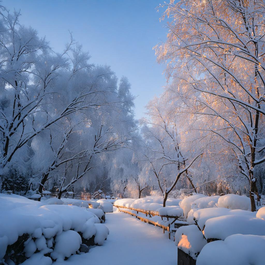 分享美丽雪景