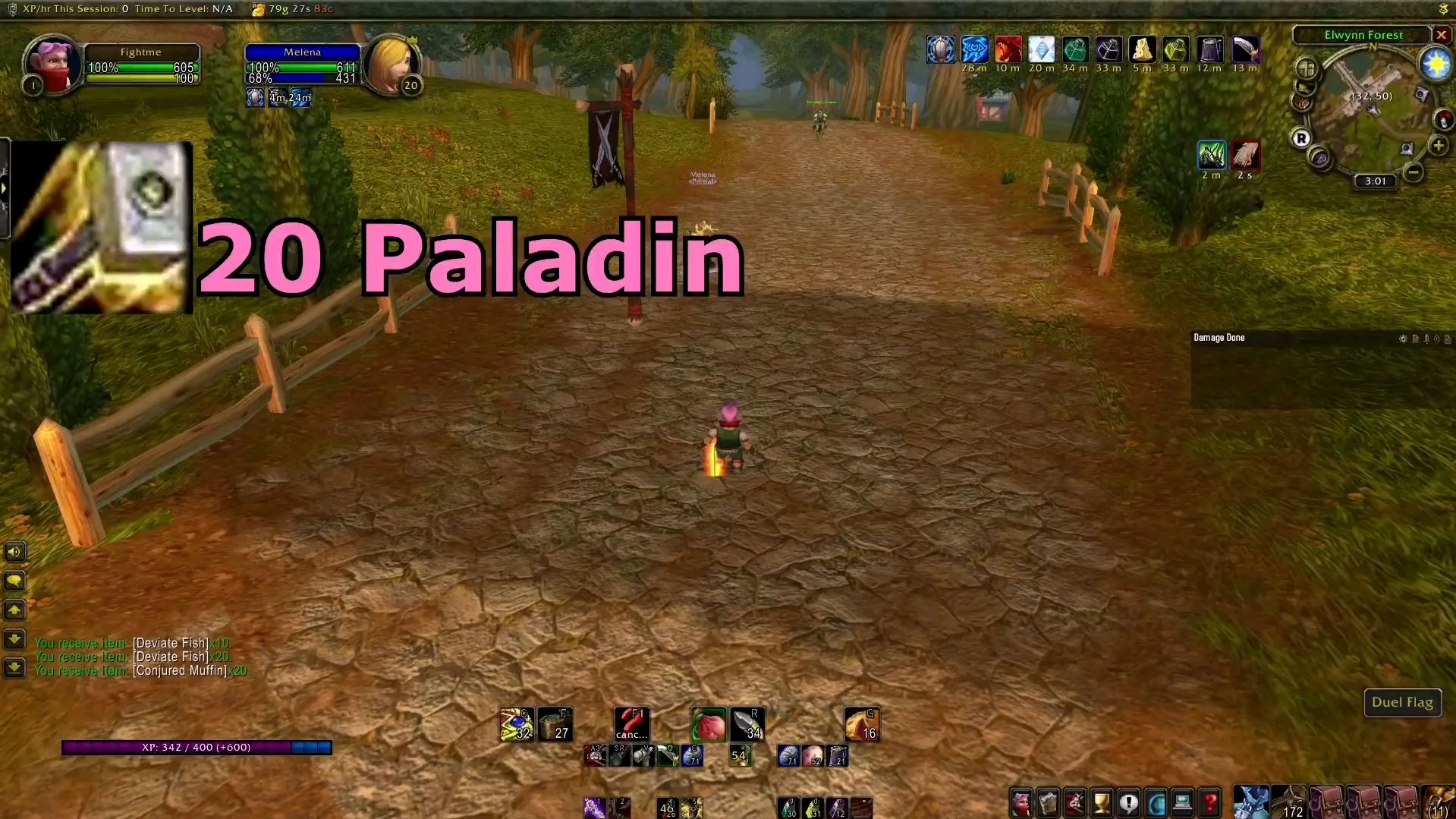 「魔兽世界怀旧服」1级盗贼决斗各职业20级,变异鱼太强了