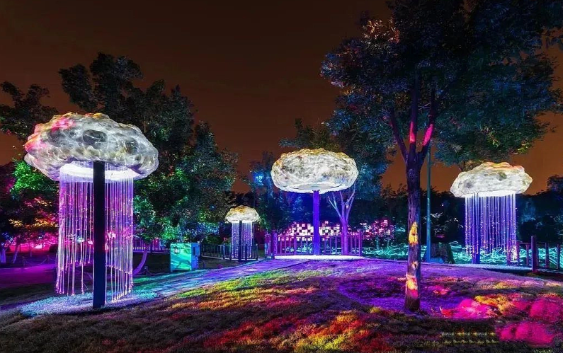 商城美陈:夜市亮化美陈