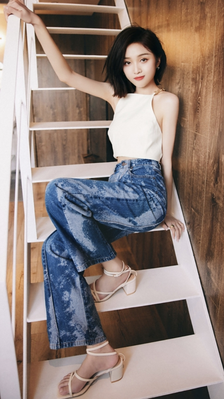 吴宣仪  光滑美腿和白嫩玉足合集