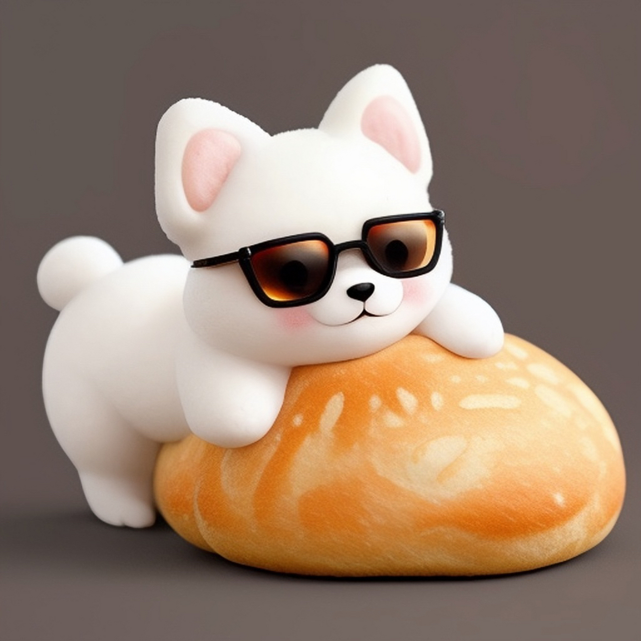 叮咚～您的面包小狗已上线,快来挑选吧～ #狗狗头像# #治愈不开心