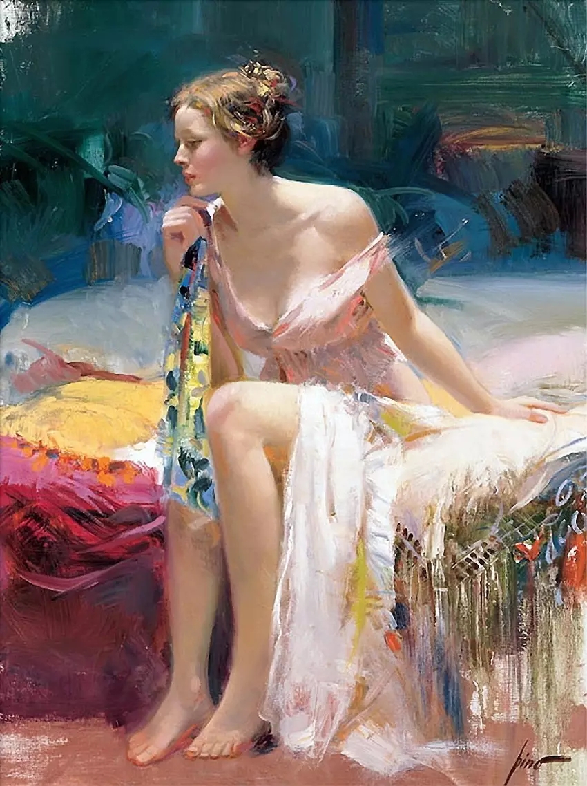 画家‖皮诺·德埃尼(pino daeni)