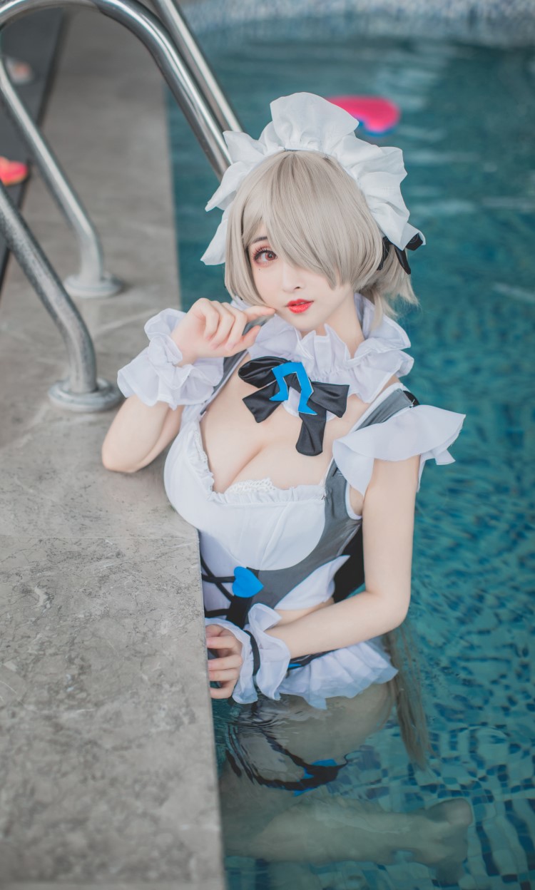 知名动漫Coser@rioko凉凉子 丽塔泳装 [28P/1V/380MB]