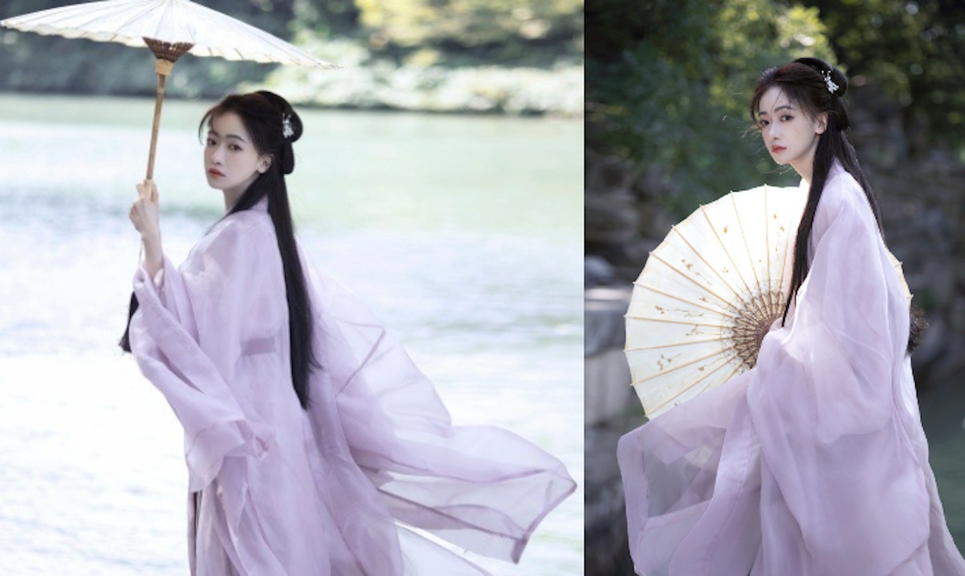 吴谨言影古装写真仙女感满满老板于正:自信的女孩