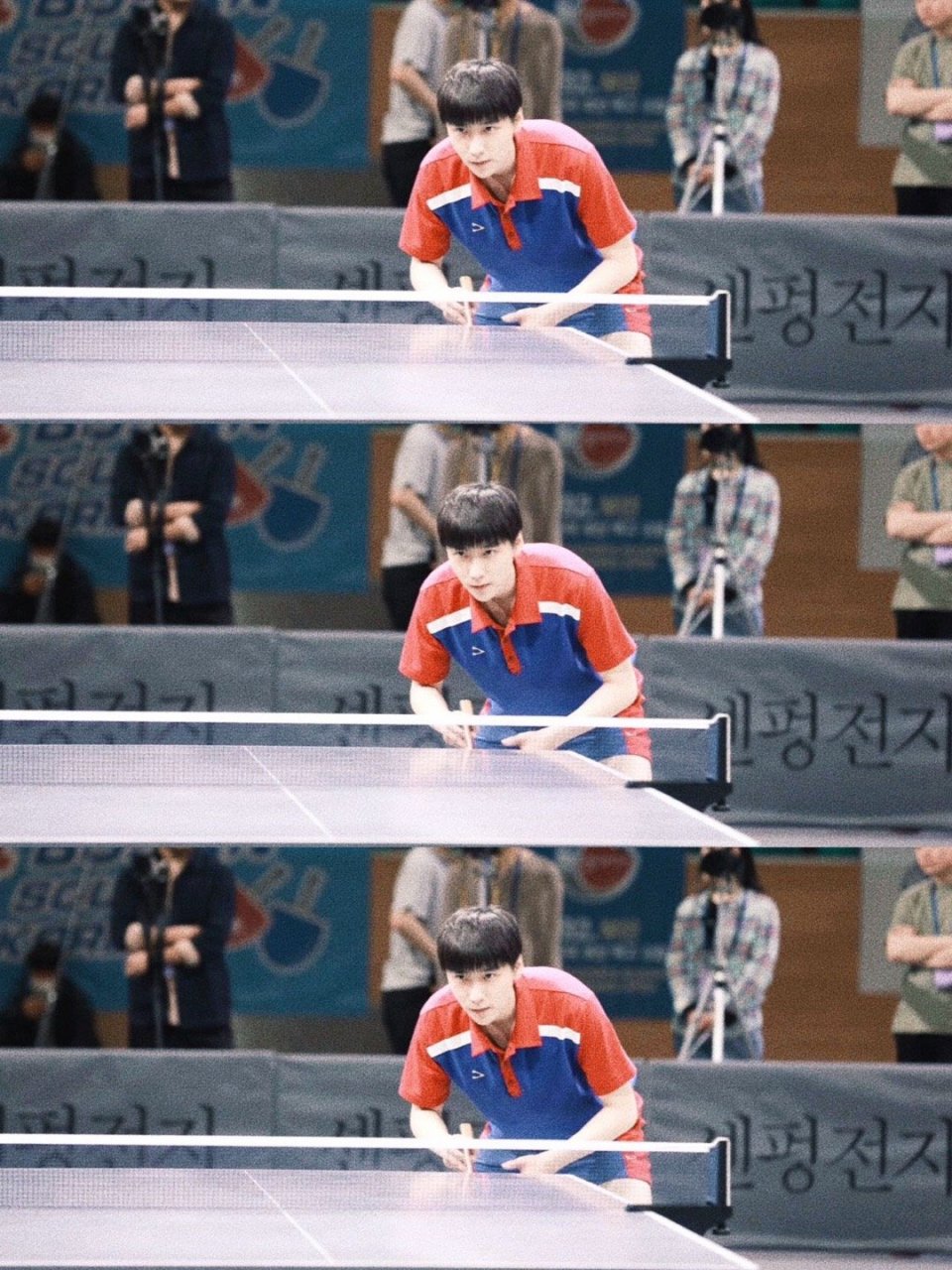 王博文和乒乓球是有点缘分的,小时候开始就一直学习乒乓球,获得过很多