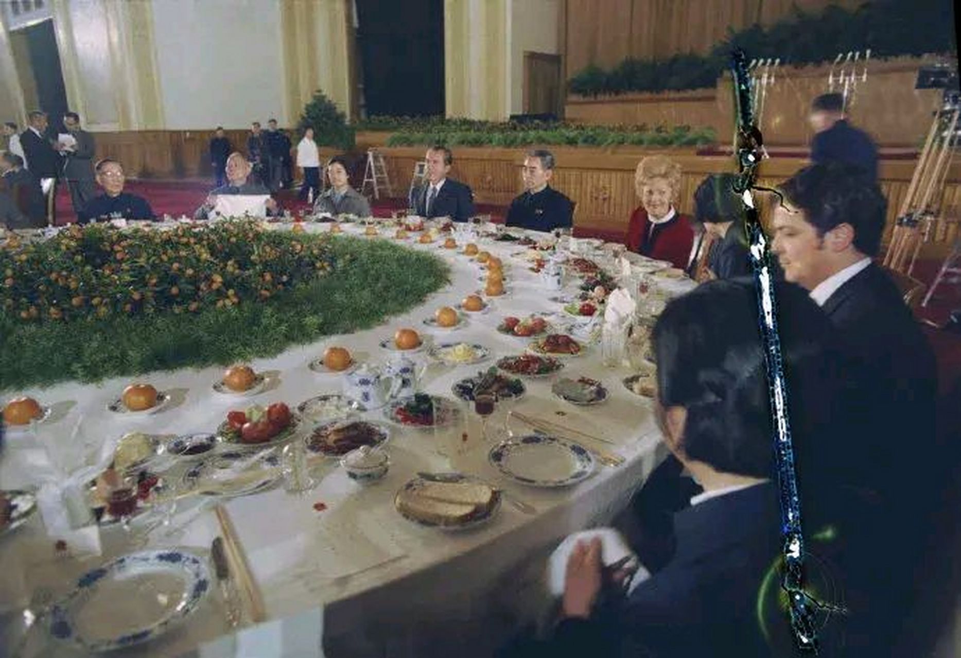 老照片:  1972年2月,国宴.