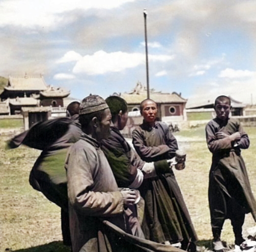 内蒙古锡林郭勒老照片:1939年多伦县的汇宗寺(东大仓)