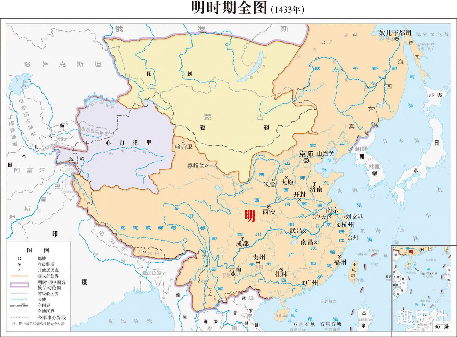 拿出一张中国古代地图,放在这里,就会有人跑出来讨论,然后就会有人说