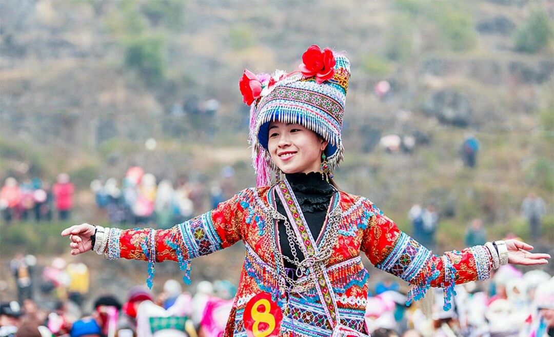 广西隆林苗族跳坡节
