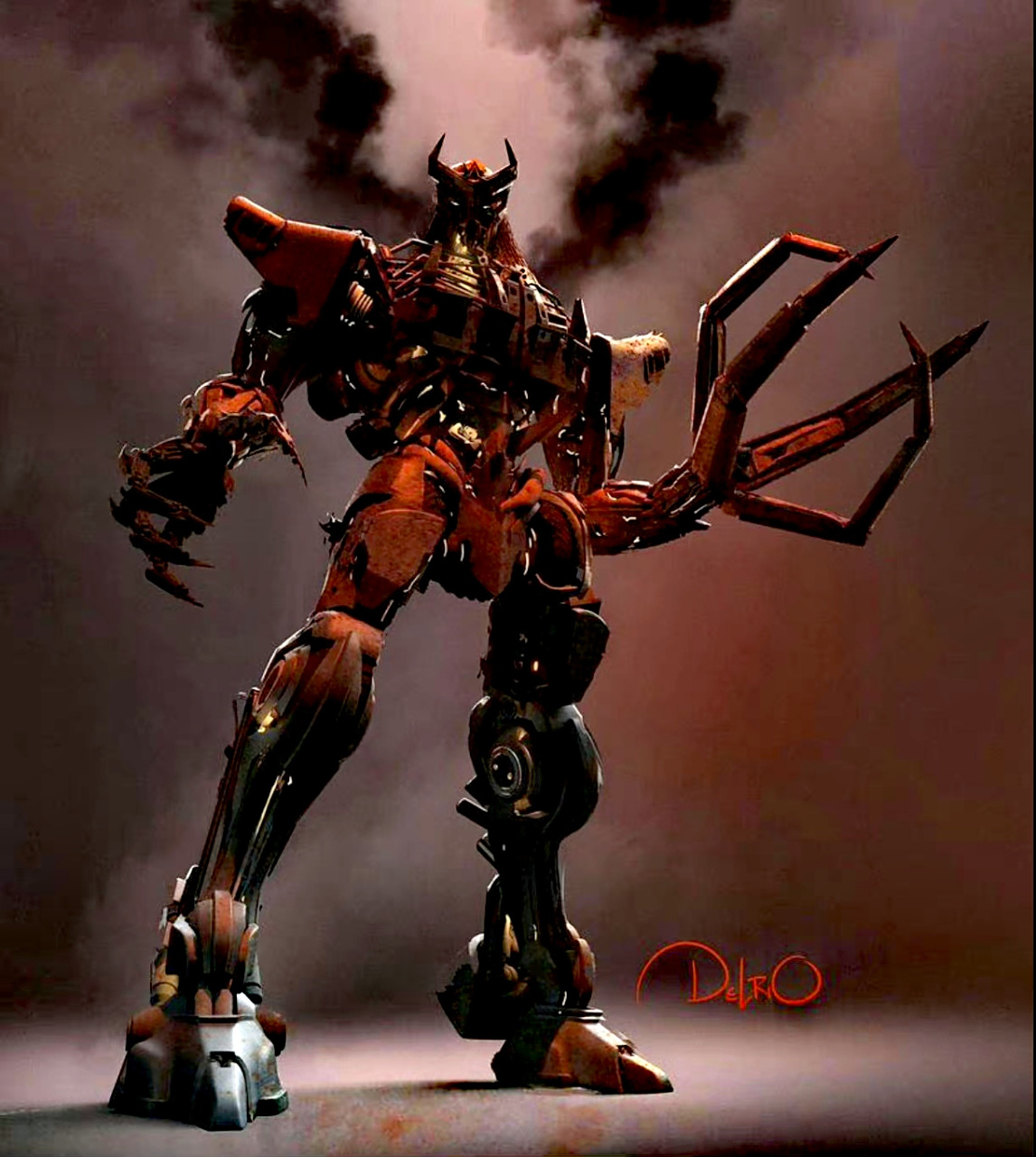 《变形金刚:超能勇士崛起》天灾全身建模,ss天灾模型参照了这一版的