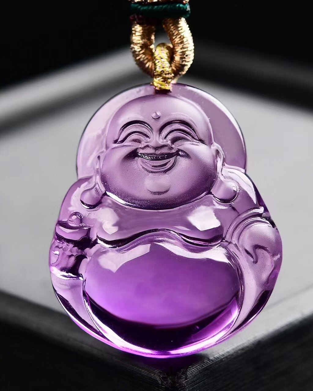 紫水晶吊坠