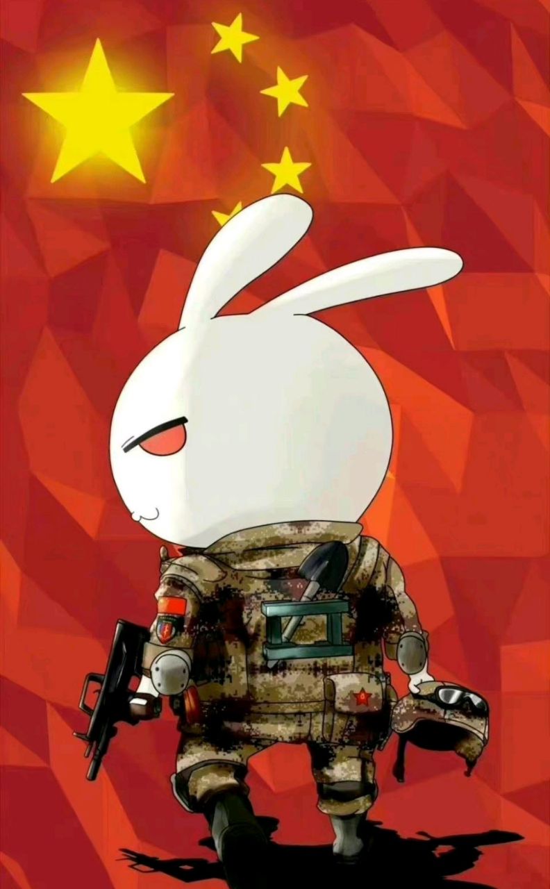 最帅的兔子,军装什么的简直是要命啊!  感谢有你们负重前行!