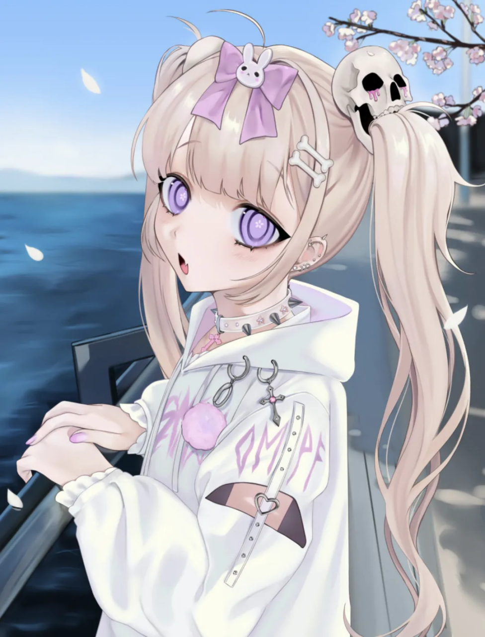 好看的双马尾少女#二次元