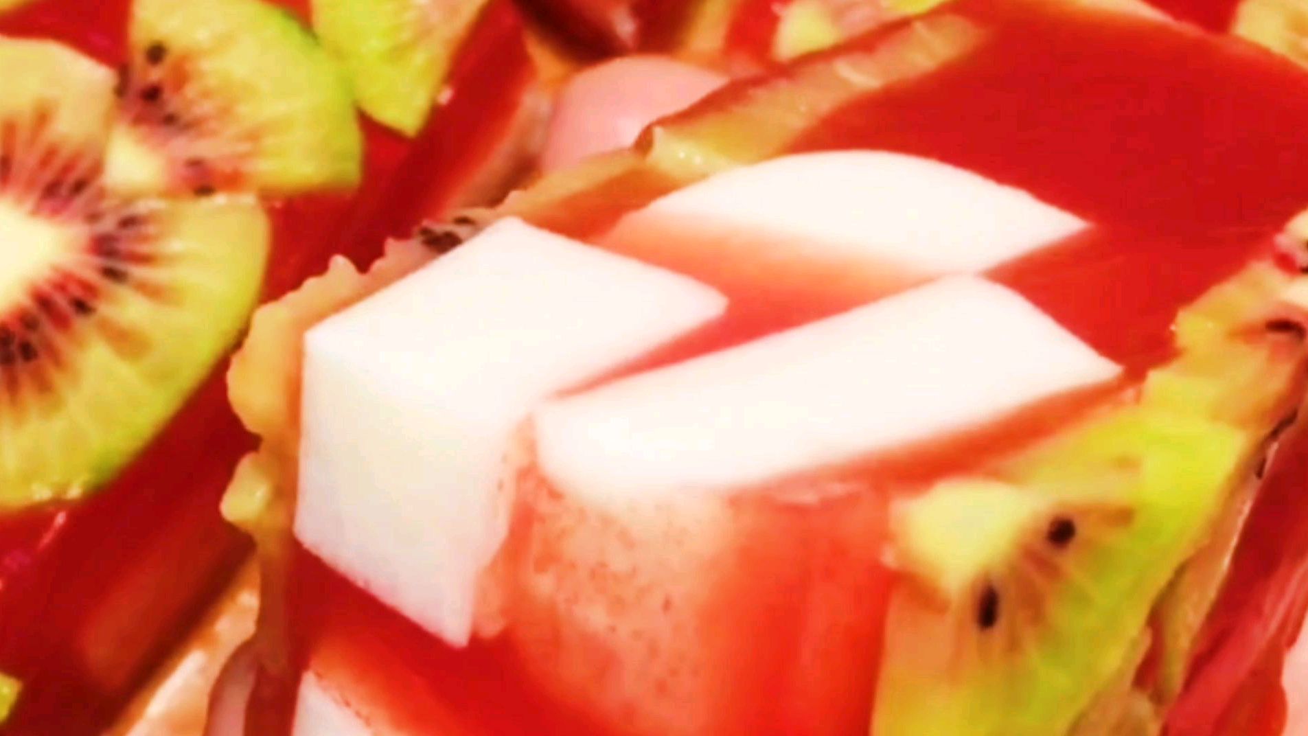 家庭版网红水果蛋糕,非常好吃,美味营养,简单易学