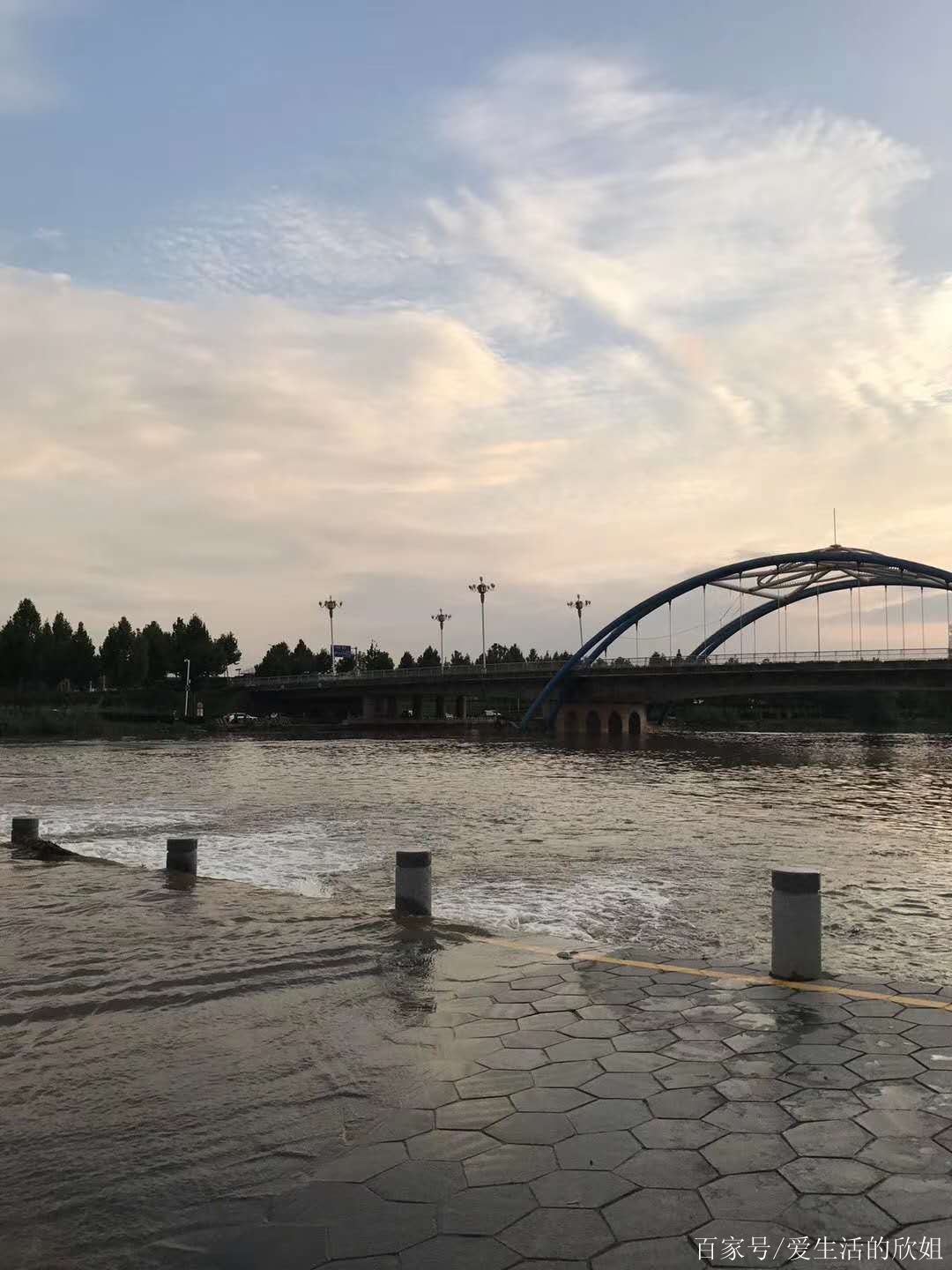 風雨後的臨沂莒南五洲廣場