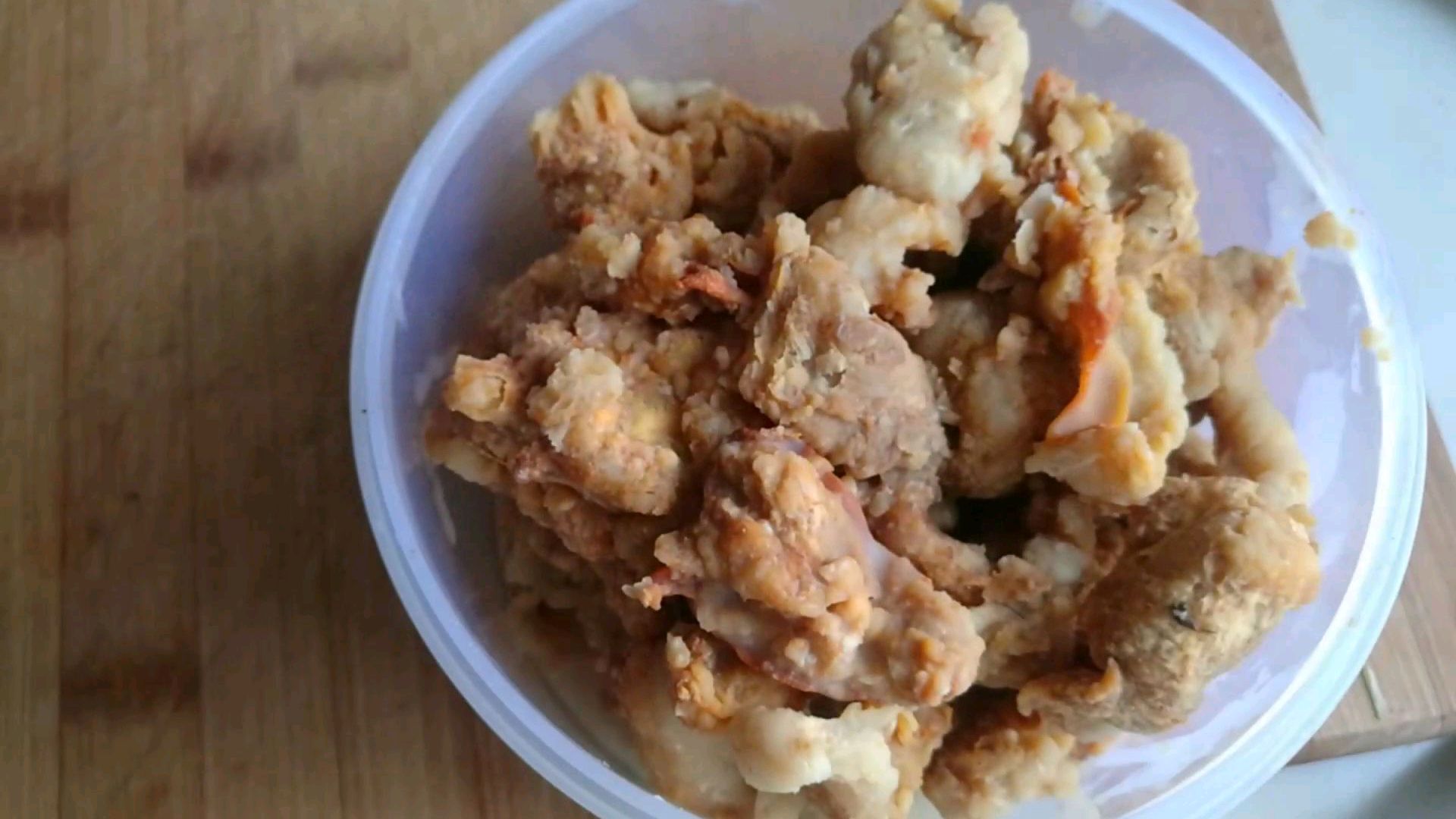 好长时间没吃猪油渣炒饭,真香