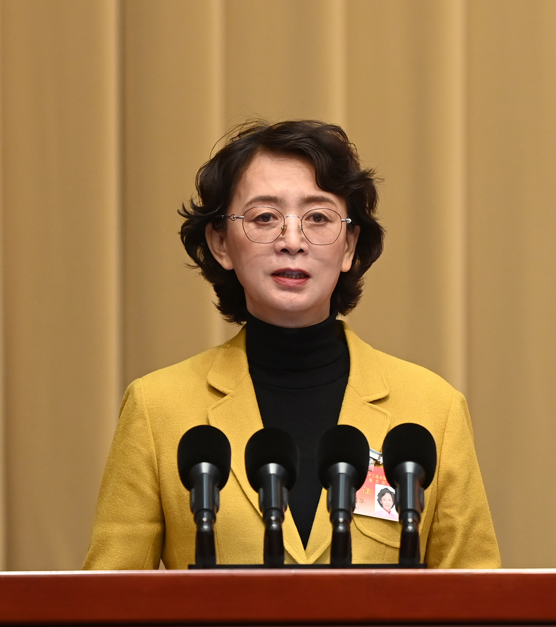 吴国华常委代表台盟中央发言:促进海峡两岸中华儿女大团结,早日实现