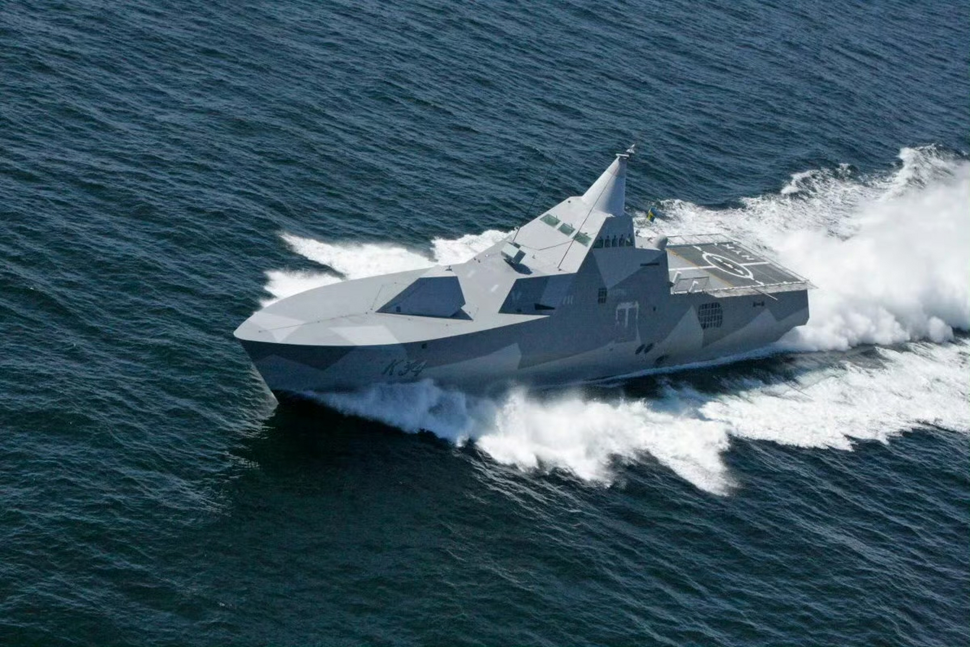 【舰船视野】复合材料全面隐身舰艇先驱:瑞典维斯比隐身护卫舰,什么