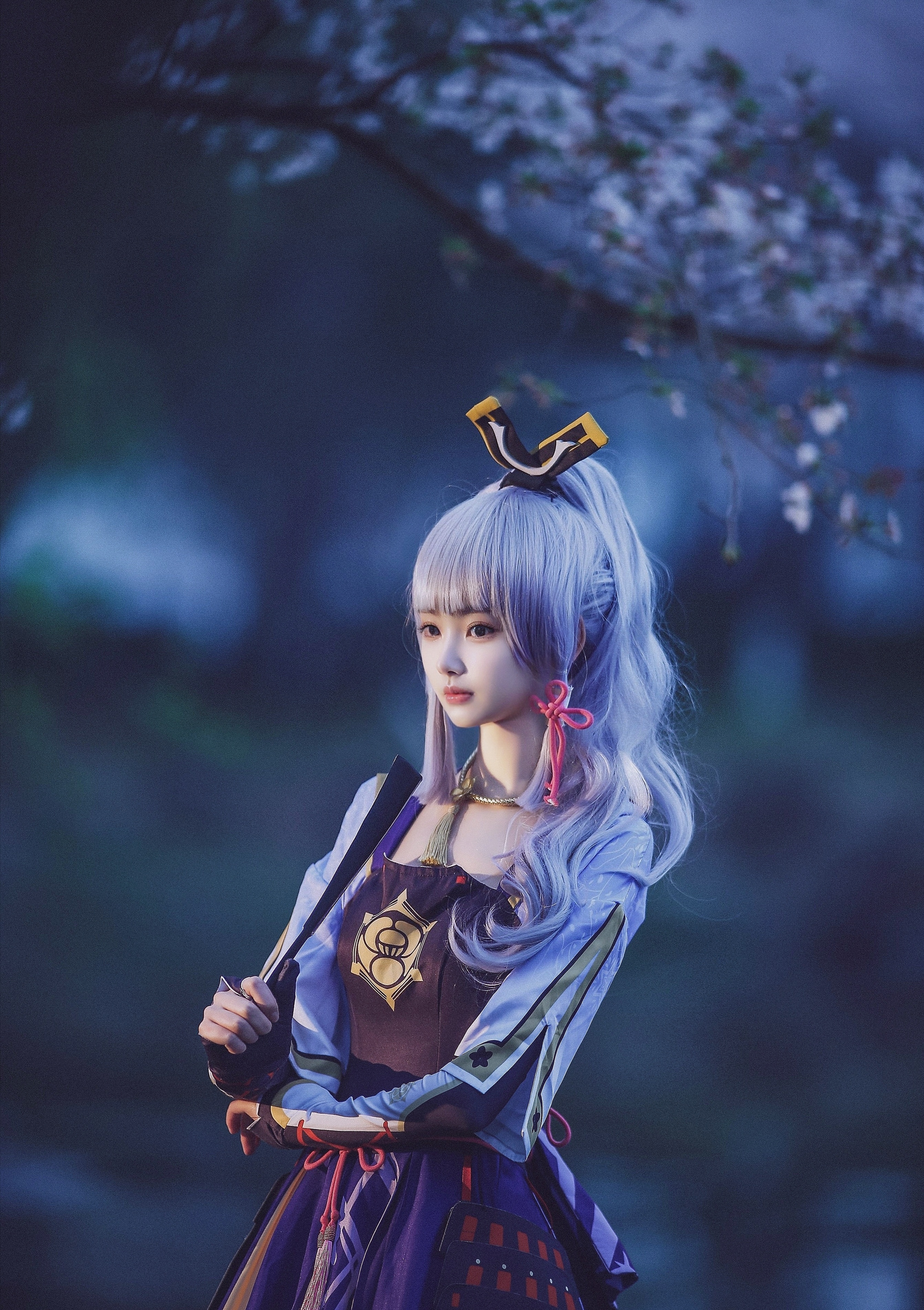 神里绫华cos,小姐姐美得好似天仙下凡尘