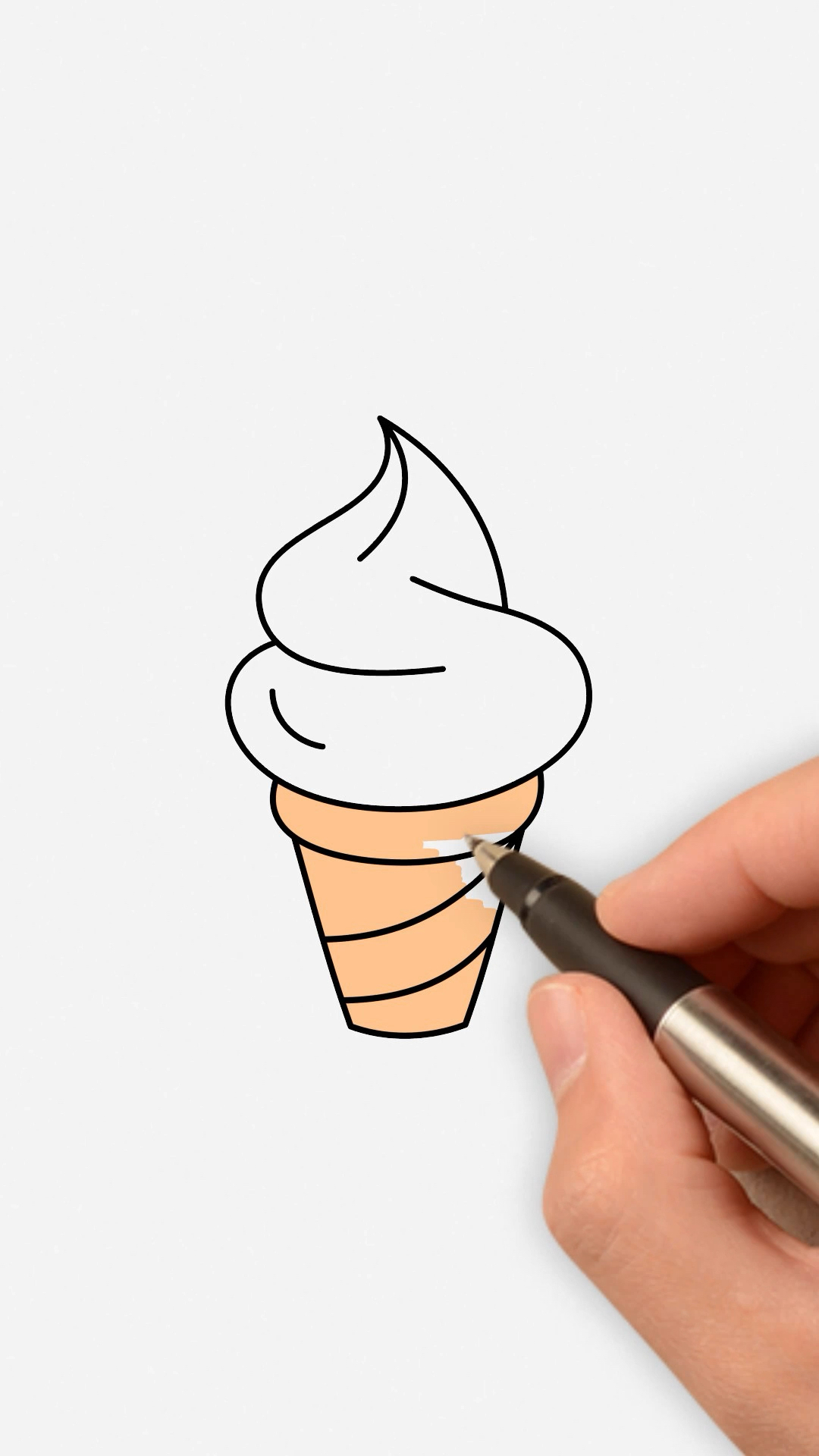 100种冰淇淋简笔画教程图片