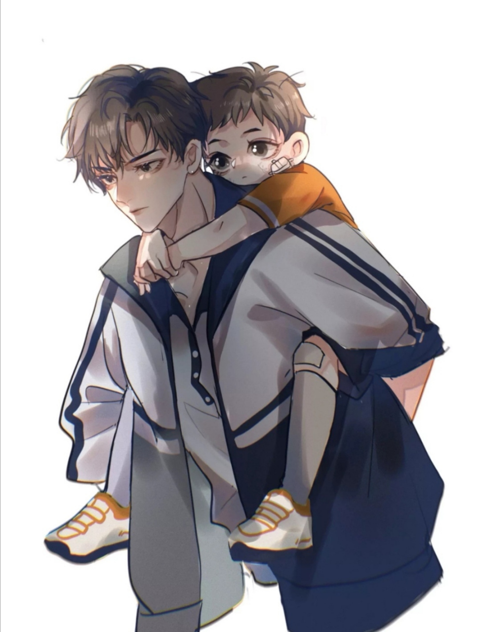 这就是兄弟界的参差吗[泪奔][泪奔]  白新羽:俞99,你快点给我哥道歉