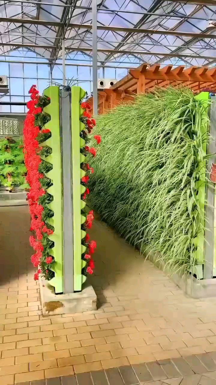 水培基质培立体种植墙