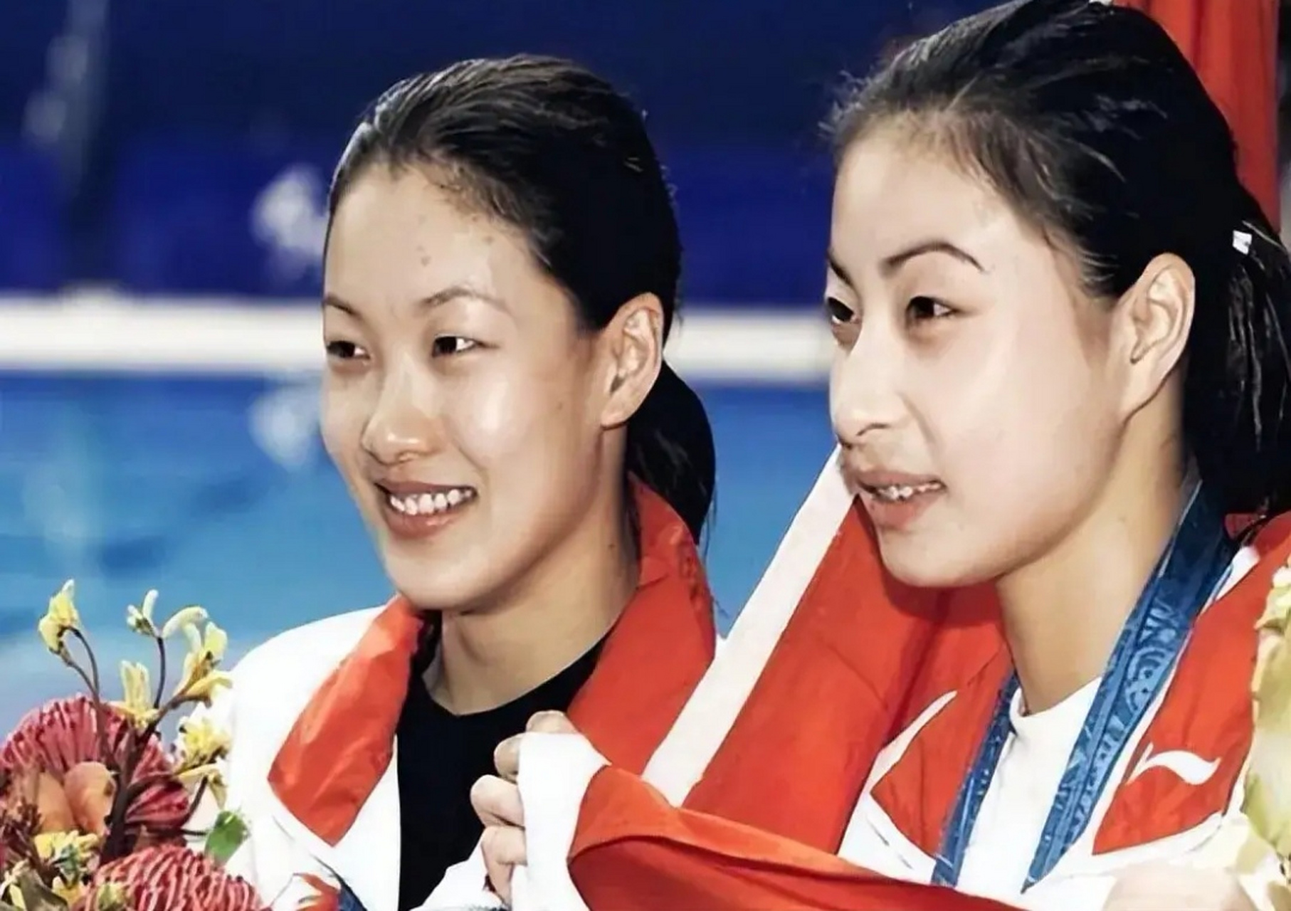 郭晶晶和伏明霞,被誉为两位"跳水皇后".