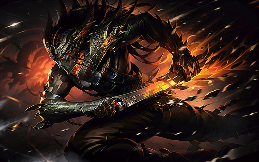 「ai绘画」英雄联盟-疾风剑豪